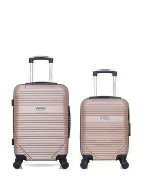 Lot de 2 Valises Rigides Cabine et Cabine XXS MEMPHIS